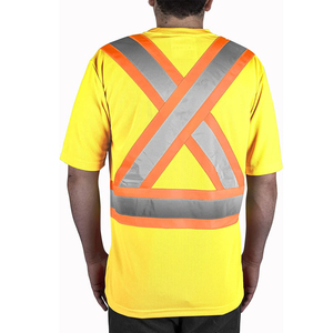 Premium Quality Work Wear Reflective Vest T <b>Shirt</b> Men's Safety Work Wear <b>Shirts</b> Wholesale Work Wear T <b>Shirt</b> - Product Image 4