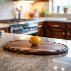 Tabla de Cortar de Madera Gruesa para Preparación de Alimentos en la Cocina, Tabla Natural Resistente para Rebanar, Picar y Servir, Uso en el Hogar y Hoteles - Product Image 6