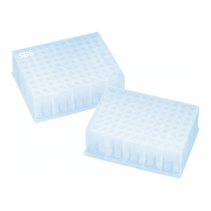 แผ่นเพาะเชื้อ BioBlock PP 96 แบบ Deep Well สำหรับการฆ่าเชื้อด้วยเครื่องนึ่งความดันสูง (Autoclavable) สำหรับการประมวลผลตัวอย่างด้วยหุ่นยนต์ - Product Image 3