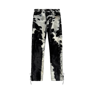 Pantalon décontracté pour homme en cuir et toile, style urbain, couleurs personnalisables, logo, taille, service OEM, Pakistan, séchage rapide - Product Image 6