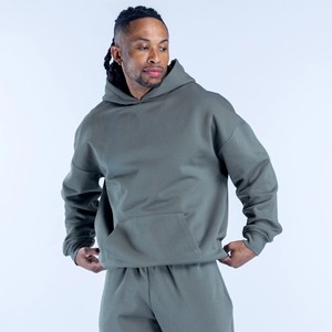 Sudadera con Capucha de Alta Calidad para Hombre, con Logotipo Personalizado, al por Mayor, con Bolsillos, Puños y Dobladillo Acanalados, Forro Polar, Resistente al Viento, Ecológica, Corte Regular - Product Image 1