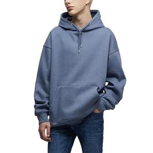 Sweat à capuche classique de haute qualité pour hommes à la mode à la mode en polaire lourde surdimensionnée respirante sweat à capuche d'hiver - Product Image 1