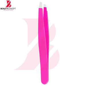 Pinzas para Cejas de Color Rosa, Resistentes al Óxido, Duraderas y de Larga Duración, con un Rendimiento Suave para la Depilación - Product Image 1