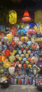 Lanterne en bambou artisanale écologique du Vietnam, lanterne suspendue pour la décoration de festivals, de fêtes et d'événements - Product Image 2