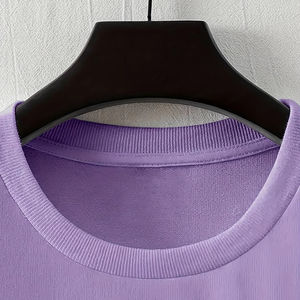 Camiseta de Manga Corta con Lavado Ácido Personalizado, Corte Regular, 100% Algodón, 200gsm, Estilo Vintage, Streetwear, Hip Hop, Logotipo Frontal, Secado Rápido - Product Image 3