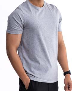 High Quality Men's T-shirts <b>Skin</b> Friendly 100%Cotton Plain T-shirts OEM ODM Screen Printing Logo T-shirts for Men - Product Image 4
