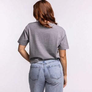 Custom Women Cropped Sports <b>Graphic</b> T Shirt Oversized Cotton Streetwear <b>Basketball</b> <b>Tee</b> - Product Image 2