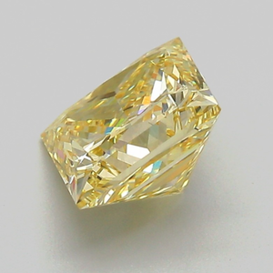 Pierre précieuse Gemver Diamond certifiée IGI, 2 carats, couleur bleu fantaisie, taille princesse, cultivée en laboratoire, clarté VS, pierre libre pour la fabrication de bijoux - Product Image 2