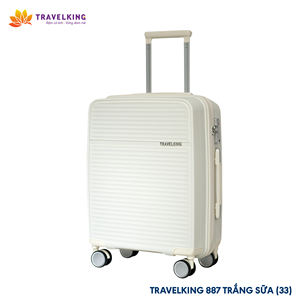 Ensemble de valises rigides antivol de luxe personnalisées haut de gamme en PP avec roues 360° et serrure numérique TSA, chariot premium Vietnam B2B - Product Image 2