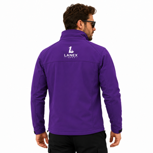 Custom Men's Softshell Jacket Waterproof Windproof Outdoor <b>Work</b> Jacket <b>Fleece</b> Lined OEM ODM Private Label Manufacturer Supplier - Product Image 4