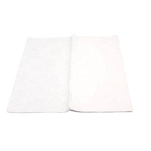 Serviette en papier jetable gaufrée, blanche vierge, 1 pli, pli en V, sans mandrin, pour toilettes - Product Image 1