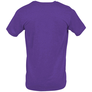 T-shirts décontractés surdimensionnés pour hommes en tissu peigné 100 % coton épais 200 g, avec logo sérigraphié sur le devant, respirants, vente en gros - Product Image 2