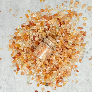 หินอเวนเจอรีนสีส้มแบบชิป หินดิบธรรมชาติ ขายส่ง - Product Image 1
