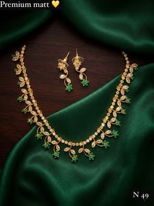 Fancy Collection High Quality Gold Plated Kundan Pearl Necklace Earring <b>Set</b> Women's Wedding Jewelry Classic Style Latest - Product Image 1