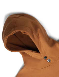 Sudadera con Capucha Marrón para Hombre de Alta Calidad con Estampado de Purpurina 'Equality', Bolsillo Frontal, Sudadera Casual de Forro Polar para Invierno, 350g Poliéster - Product Image 3