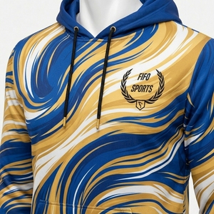 Sweat-shirt à capuche pour homme de qualité supérieure, sublimation, tissu polyester à séchage rapide, flexible - Product Image 5