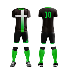 Ensemble d'uniformes de football imprimés de haute qualité, kit de football entièrement sublimé avec maillot de football personnalisé et logo - Product Image 5