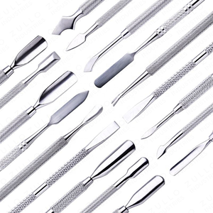 Herramienta Profesional de Acero Inoxidable de Doble Punta para Remover Cutículas y Raspar Uñas, para Manicura y Pedicura, Marca Privada OEM - Product Image 6