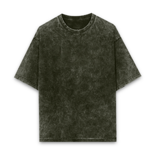 T-shirts personnalisés en gros pour hommes, coupe classique délavée à l'acide, 100 % coton, style vintage, épaules tombantes, streetwear hip-hop 2026 - Product Image 5