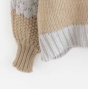 Knit Sweater Crew Neck Breathable Plus Size Available Winter Pullover - Soft Warm Female Solid Color Jumper <b>Top</b> - Product Image 4