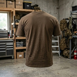 เสื้อยืดผู้ชายสุดหรู ผ้าคอตตอน 100% หนานุ่ม สไตล์สตรีทแวร์ ทรงไหล่ตก พิมพ์ลายซิลค์สกรีน ผ้าถักเนื้อนุ่ม - Product Image 2