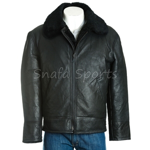 Solid Color <b>Men</b> <b>Jacket</b> in Genuine Leather with Zip Closure Wholesale Price Real Leather Made <b>Men</b> <b>Jacket</b> for Apparel - Product Image 2