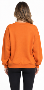Halloween <b>Sweatshirt</b> <b>Cute</b> Ghost Printed Oversized Crew Neck Long Sleeve Terry Pullover Unisex Autumn Winter Streetwear Wholesale - Product Image 3
