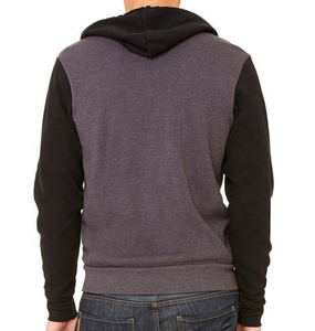 Sweat à capuche zippé pour homme, impression personnalisée, séchage rapide, respirant, streetwear, gym, fournisseur OEM, vente en gros - Product Image 3