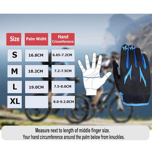 Men's High Quality Cycling Gloves Anti-Slip Breathable <b>Foam</b> <b>Padded</b> Mountain Bike Gloves Shock Absorption for Outdoor Gym Sports - Product Image 6