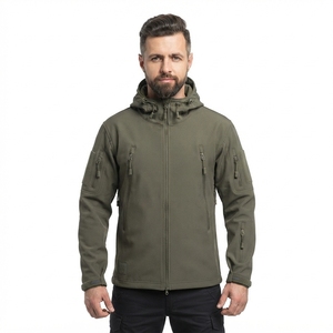 Veste Softshell Imperméable Personnalisée avec Logo pour Hommes, Vêtements Tactiques d'Extérieur, Chasse, Camping, Pêche, Coupe-Vent, Sports d'Hiver, Randonnée - Product Image 3