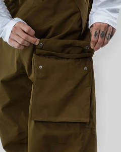 Pantalones Cargo Holgados para Hombre, Estilo Urbano Hip Hop, Pierna Ancha, Múltiples Bolsillos, Cintura Elástica, Tácticos, Y2K, Color Caqui - Product Image 6