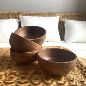 Bol à salade en bois en gros, décoratif, polyvalent pour salle à manger et fêtes, fournitures rustiques - Product Image 6