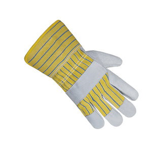 Custom Logo Printed Leather Welding Work <b>Gloves</b> Industrial Construction Heat Protection Safety Welder Working <b>Gloves</b> - Product Image 5
