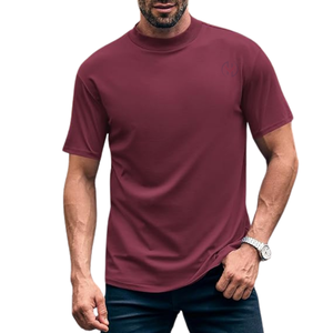 Ropa Deportiva para Hombre, Polo de Punto de Algodón con Cuello Redondo, Tela de Ganchillo, Camiseta Unisex Personalizada de Secado Rápido - Product Image 3