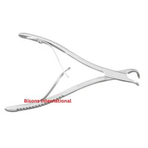 BISONS - Instrumento Quirúrgico Manual de Acero Inoxidable para Cortar Huesos, Micro Rongeur de Friedmann Curvo de 14 cm, Venta al por Mayor - Product Image 3