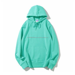 Sweat-shirt pour homme, échantillon gratuit OEM, poids lourd, impression en relief avec impression sérigraphique, sweat-shirt à capuche surdimensionné - Product Image 1