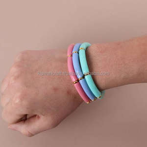 Nueva resina epoxi de calidad superior para pulsera Tubo de moda elegante para pulsera para aniversarios Cuentas Premium Cuentas de moda con cuentas - Product Image 6