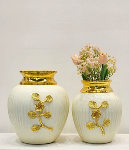 Vases en métal de décoration haut de gamme pour la maison, vases de sol, vases de table, accessoires décoratifs pour la maison, designs personnalisés, ODM disponible, vente en gros - Product Image 4