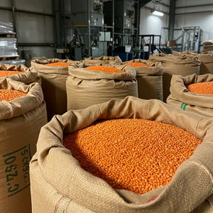 Lentilles rouges fraîches de la ferme, naturellement propres, riches en fibres et en protéines, pour l'approvisionnement en ingrédients alimentaires en vrac, avec une qualité 100% naturelle - Product Image 5