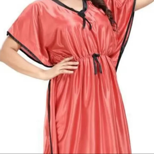 Hot sale Kaftan Moroccan kaftan Dress Batwing Wide Sleeve VNeck Polyester Regular Fit Casual Evening Party <b>Flared</b> Sleep Wear - Product Image 1