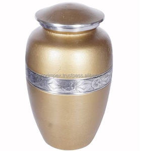 Multi Colour Metal Cremation Urn Memorial Human <b>Ashes</b> Container Jar <b>Pot</b> | Burial Funeral Urns - Product Image 3