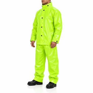 Ensemble imperméable de haute qualité pour homme, veste et pantalon résistants, couleur unie, personnalisable, pour la pêche en plein air, la moto - Product Image 5