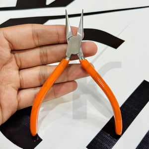 Alicates de Punta Fina de 120 mm, Hechos a Mano, de Acero Inoxidable con Acabado Pulido, Producto para la Fabricación de Joyas y Equipo de Reparación de Relojes - Product Image 6