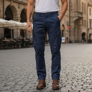 Pantalones Cargo de Alta Demanda para Hombre, Costuras Resistentes y Tela Suave para un Uso Casual y al Aire Libre de Larga Duración - Product Image 4