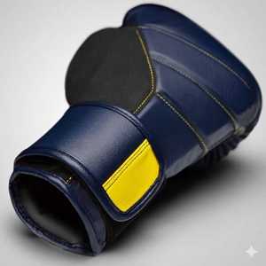 Guantes de Combate Hechos a Medida de Alta Calidad, de Cuero Vacuno, con Cierre de Gancho y Bucle para Soporte de Muñeca, para Entrenamiento de Muay Thai y Kick Boxing - Product Image 4