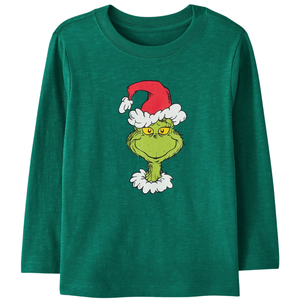 Sweat-shirt décontracté à col rond pour garçons, en tricot French Terry, imprimé intégral, coupe ample, manches régulières, polyester/coton respirant - Product Image 1