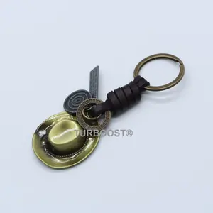 Tây cao bồi <span class=keywords><strong>hat</strong></span> KEYCHAIN-phụ kiện hoàn hảo cho những người đam mê Rodeo Móc chìa khóa quà lưu niệm - Product Image 1