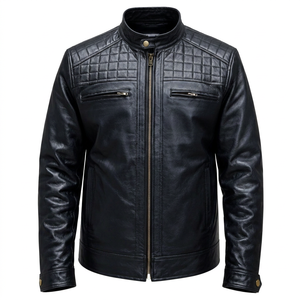 Servicios OEM, Chaqueta de Cuero para Hombre de Diseño Personalizado de Alta Calidad, Chaqueta de Cuero de Nuevo Diseño para Hombre Hecha en Pakistán, Chaquetas para Hombre - Product Image 1