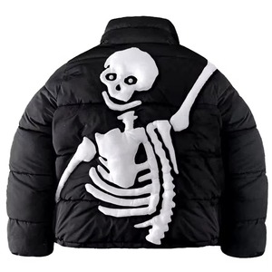 Winter Trendy High Quality <b>Long</b> Sleeve Men's Puffer <b>Jacket</b> Custom OEM Breathable Windproof Cotton Filled Design Stand - Product Image 3