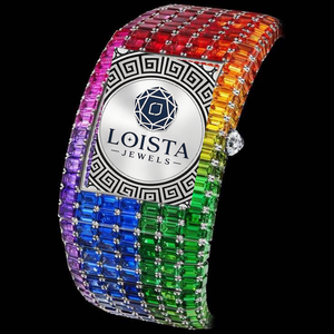 Luxury Quartz Stainless Steel Diamond <b>Watch</b> Square <b>Case</b> 20mm Band Men's Fashion <b>Watch</b> LOISTA - Product Image 2